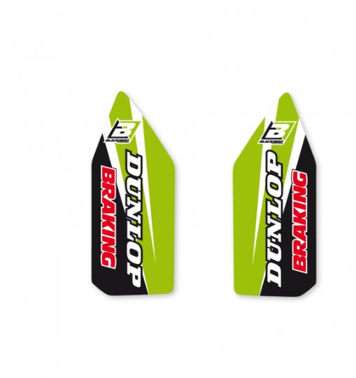 BLACKBIRD Nálepky na kryty tlmičov Dream 4 Kawasaki KXF 250 2017-2025 / 450 2016-2025