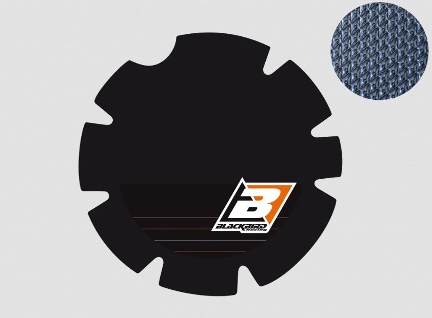 BLACKBIRD Ochranná nálepka na kryt spojky KTM SX 125,150 / EXC 150 2016-2026