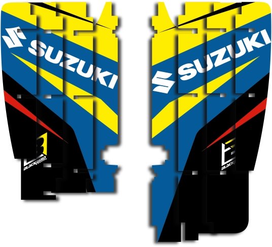 BLACKBIRD Nálepky na mriežky chladiča Dream 4 SUZUKI RMZ 450 08-17