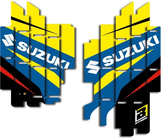 BLACKBIRD Nálepky na mriežky chladiča Dream 4 SUZUKI RMZ 450 18-25
