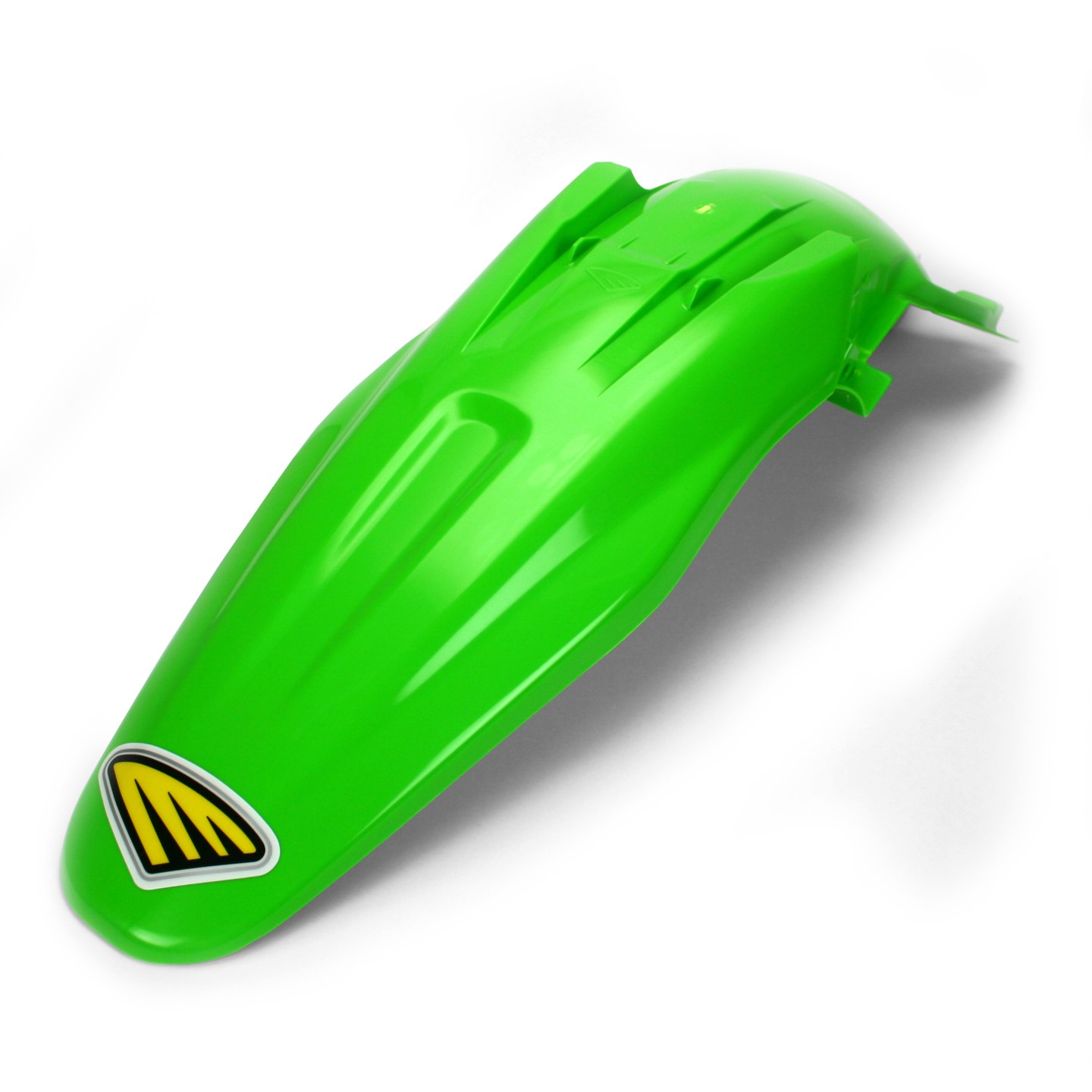Zadný blatník POWERFLOW Cycra – zelená, Kawasaki 2006–2008 KX250F/450F