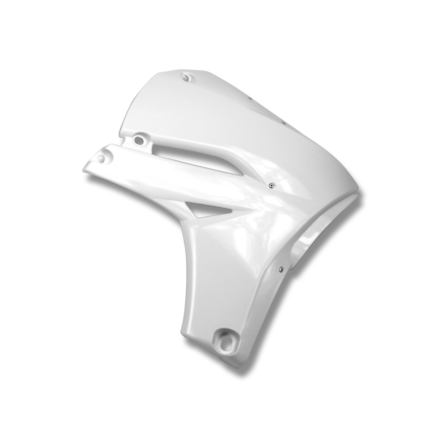 Spojlery chladiča POWERFLOW Cycra – biela, Yamaha 2010–2011 YZ450F