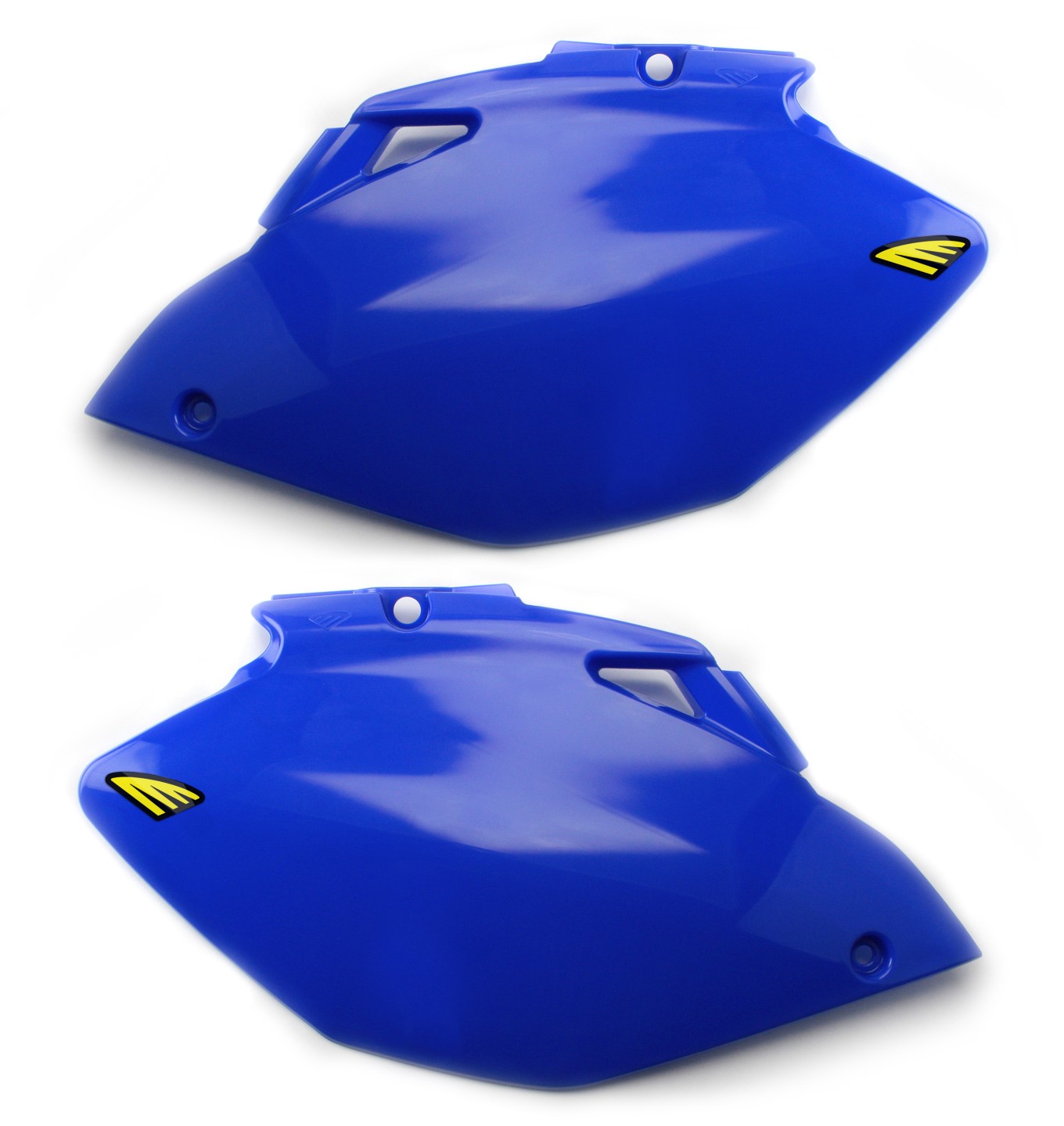 Bočné číslové tabuľky Cycra – modrá, Yamaha 2006–2009 YZ250F/YZ450F