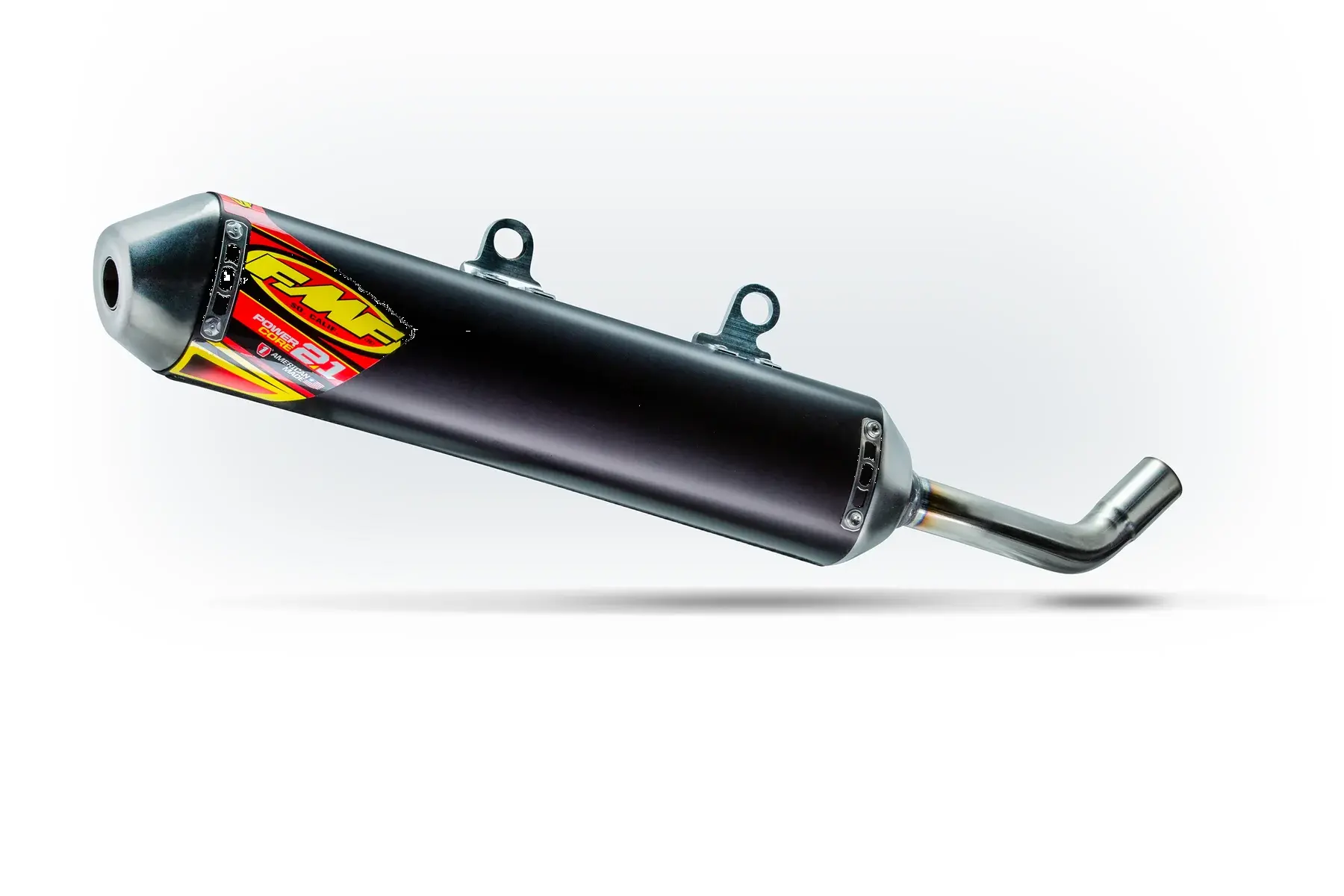 Tlmič výfuku FMF PowerCore 2.1 — Husqvarna TE 150 I 2020–2023 a ďalšie, sivý (2T)