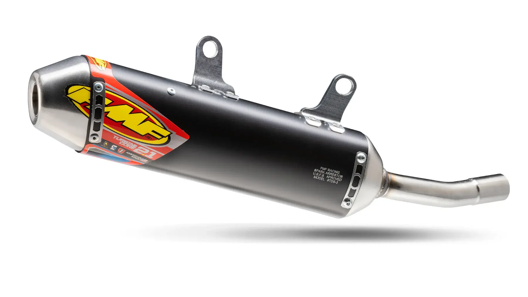 Tlmič výfuku FMF TurbineCore 2.1 — Rieju MR 300 2026, sivý (2T)