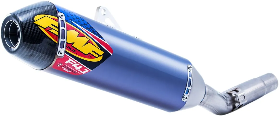 Exhaust Silencer FMF Factory 4.1 RCT — Suzuki RM-Z 450 2018–2026, titanium muffler, carbon, blue (4T)