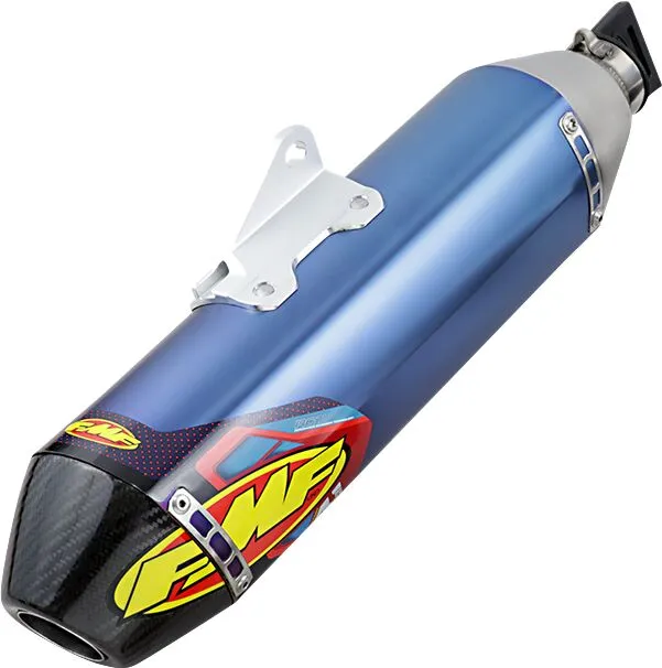 FMF Factory 4.1 complete exhaust system — Yamaha YFZ 450 R 2009–2026 and others, titanium silencer, carbon, blue (4T)