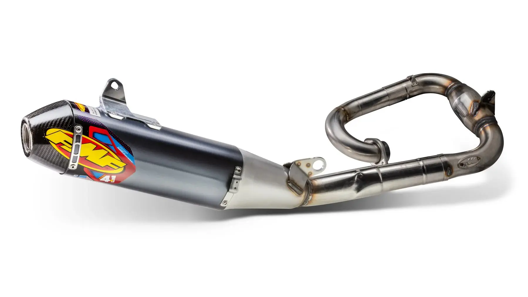 Kompletný výfukový systém FMF Factory 4.1 RCT — Yamaha YZ 450 F 2026–2027, karbón, sivý (4T)