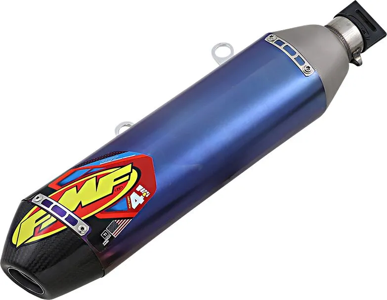 Kompletný výfukový systém FMF Factory 4.1 RCT — Husqvarna FE 501 2020–2023 a ďalšie, titánový tlmič, titánové potrubie, karbón, modrý (4T)