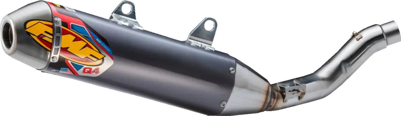 Exhaust Silencer FMF Q4 HEX — Ducati DESMO 450 EDX, DESMO 450 MX 2026 (4T)