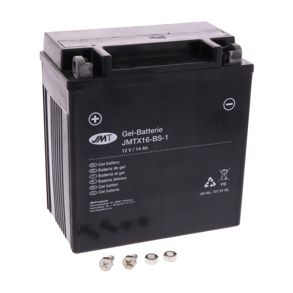 Gélová batéria JMT YTX16-BS-1 GEL