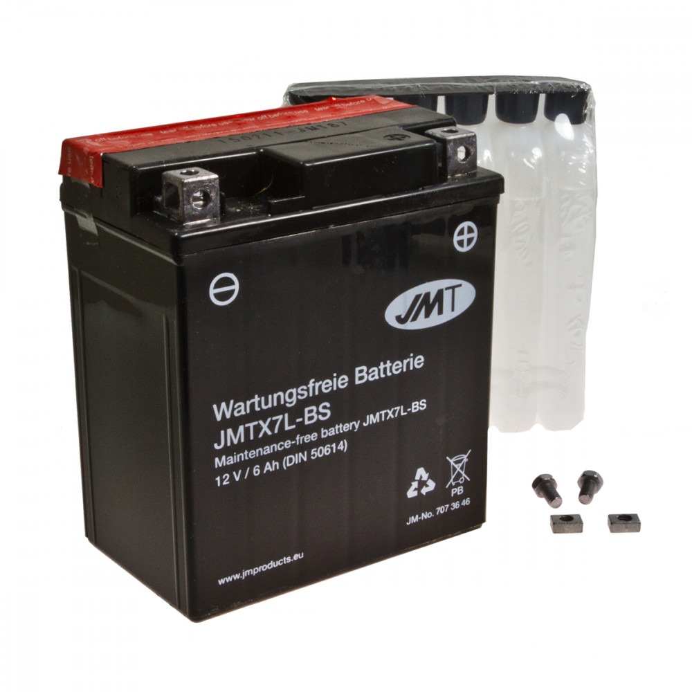 Bezúdržbová batéria JMT YTX7L-BS