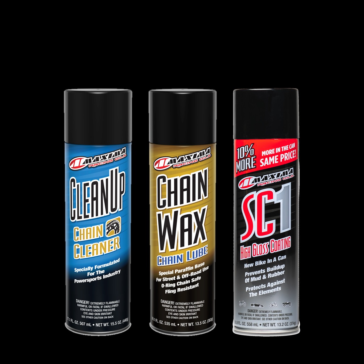 Balíček servis reťaze — cestná moto (Clean-Up + Chain Wax + SC1)