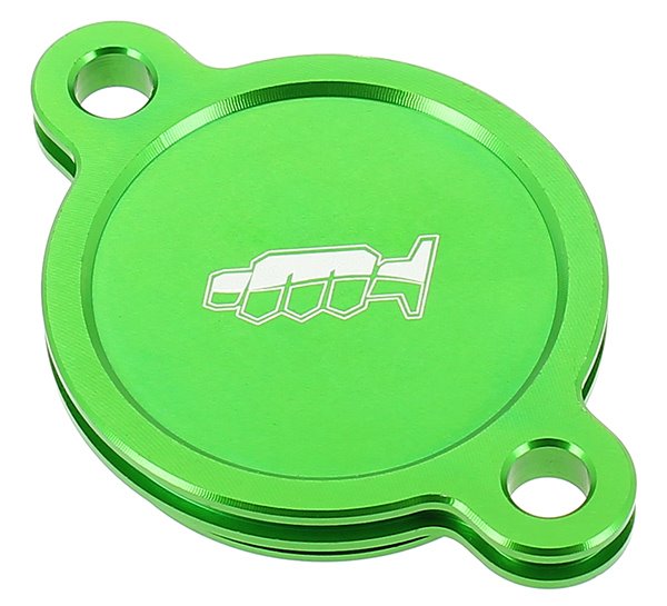 Viečko olejového filtra Kawasaki zelená