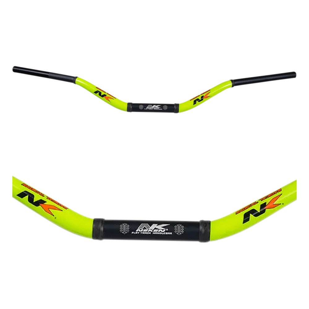 Riadidlá Neken Flat Track 28,6 mm, čierno-žlté fluo