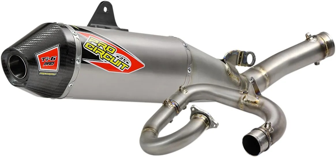 Kompletný výfukový systém Pro Circuit Ti-6 Pro — Yamaha YZ 450 F 2018–2019, tlmič titán, potrubie titán