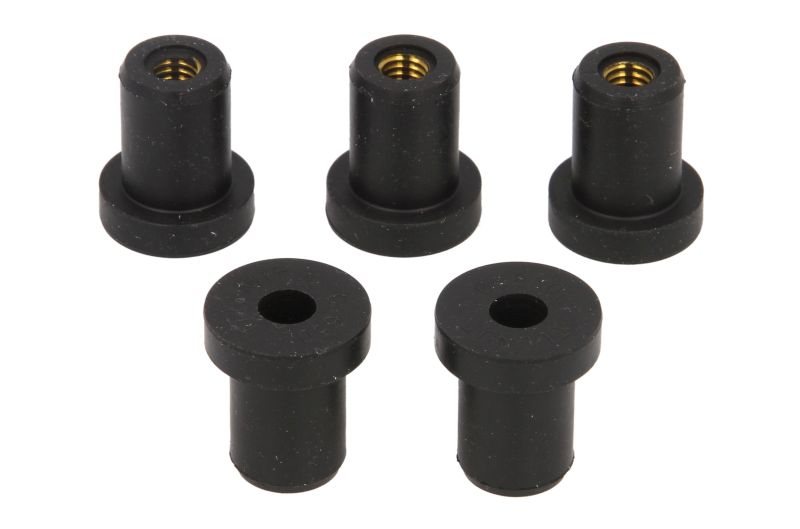 Gumová matica so závitom Tourmax WEN-004 M6 × 1,0 × 21 mm (sada 5 ks)