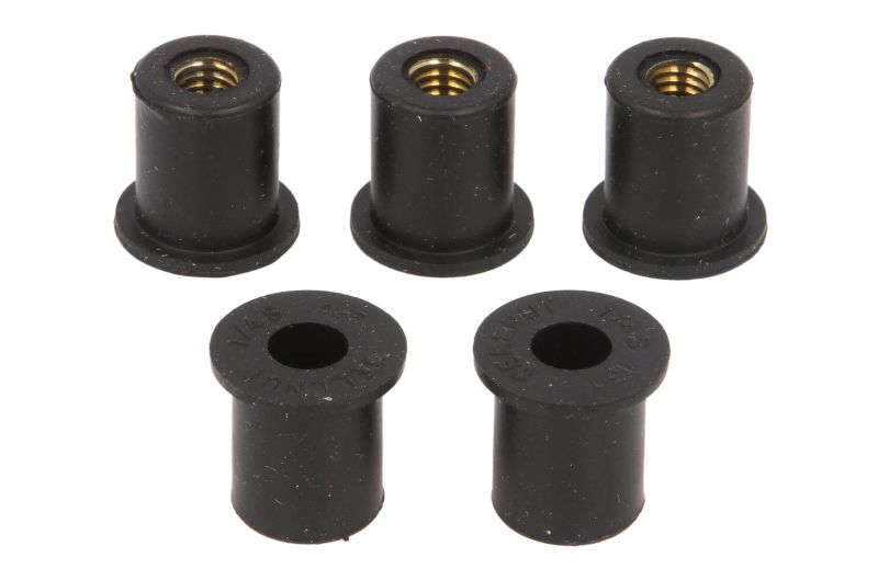 Gumová matica so závitom Tourmax WEN-006 M6 × 1,0 mm (sada 5 ks)