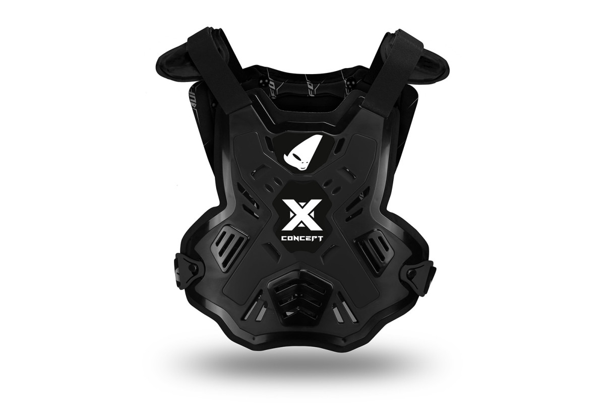 UFO Chránič hrude X-CONCEPT čierny UNI – Motokros Enduro