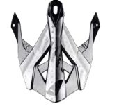UFO Štít prilby INTREPID 2022 metal lesklá