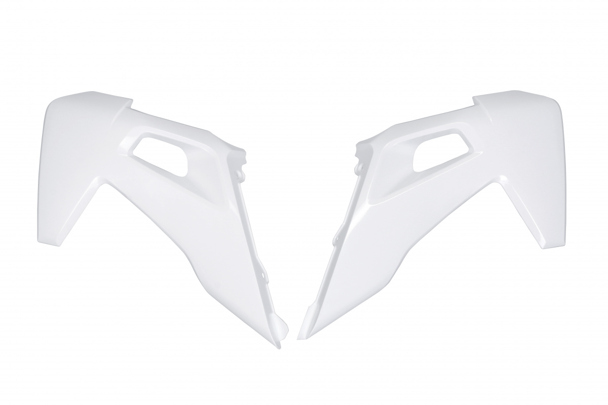 UFO Kryty chladiča Husq. TC 125,250/FC 250,350,450 19-23/TE 150,250,300/TX 250,300/FE 250,350,450,501 20-23 biela 20-21