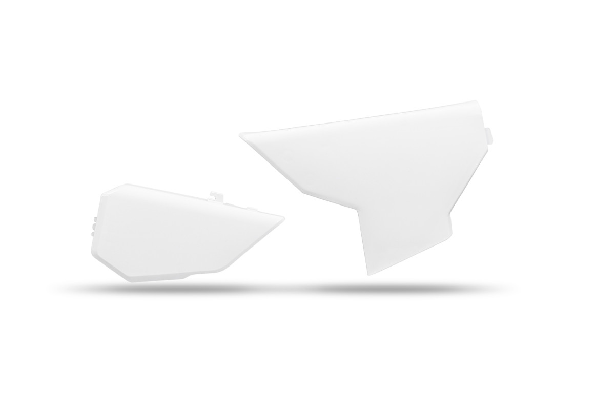 UFO Airbox cover Husq. TC 125/250 FC 250/350/450 FX 350/450 TX 300 23-24 TE 150/250/300 FE 250/350/450/501 24-26 white
