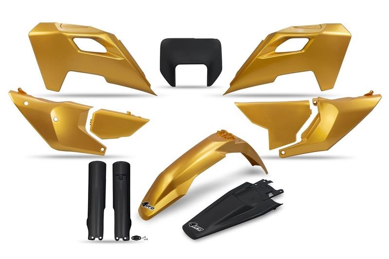 UFO Complete plastics kit Husqvarna TE 150,250,300 FE 350,450,501 2024-2026 gold