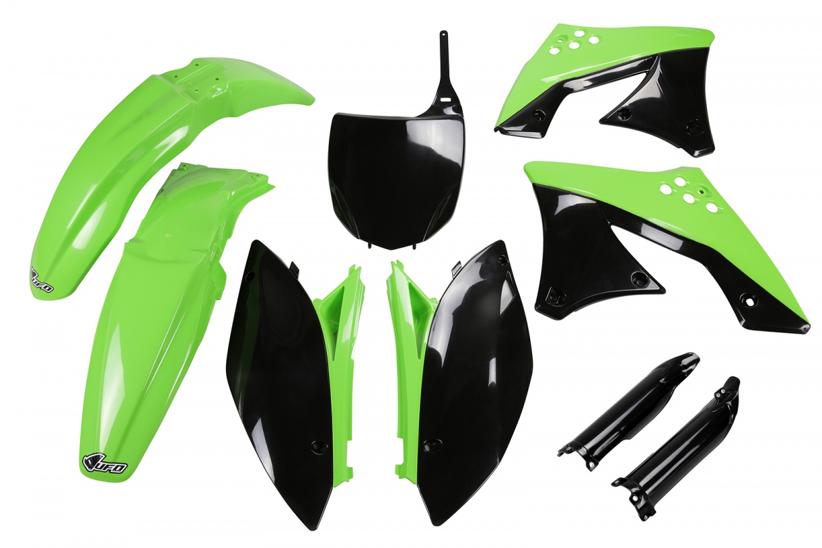 UFO Kompletná sada plastov Kawasaki KXF 250 09-12 originál 09 a 12