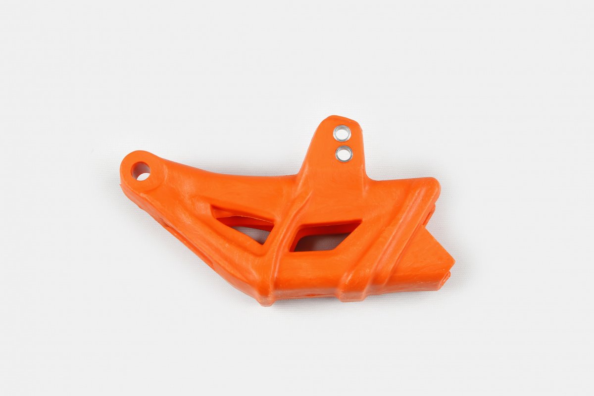 UFO Vodítko reťaze zadné KTM SX/SX-F 07-10 EXC/EXC-F 08-10 oranžová
