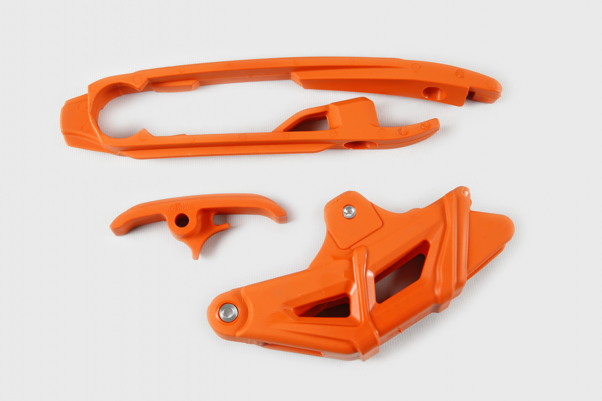 UFO Sada vodítok reťaze KTM SX / SX-F 125-450 2016-2022 (okrem SX 250 2016) oranžová