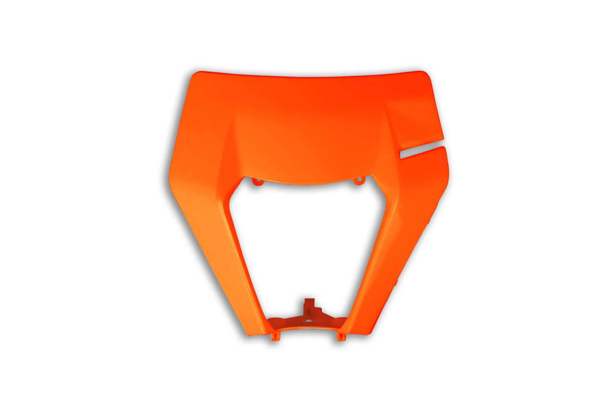 UFO Maska predná KTM EXC 125,200,250,300 / EXC-F 250,350,450,500 2017-2019 bez svetla oranžová