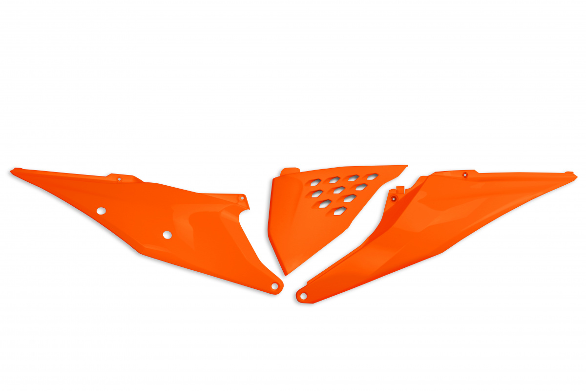 UFO Tabuľky zadné KTM SX-SX-F 19-22/EXC-EXC-F 20-23 125,150,250,300,350,450,500 2019-2023 ľavá-vetrané