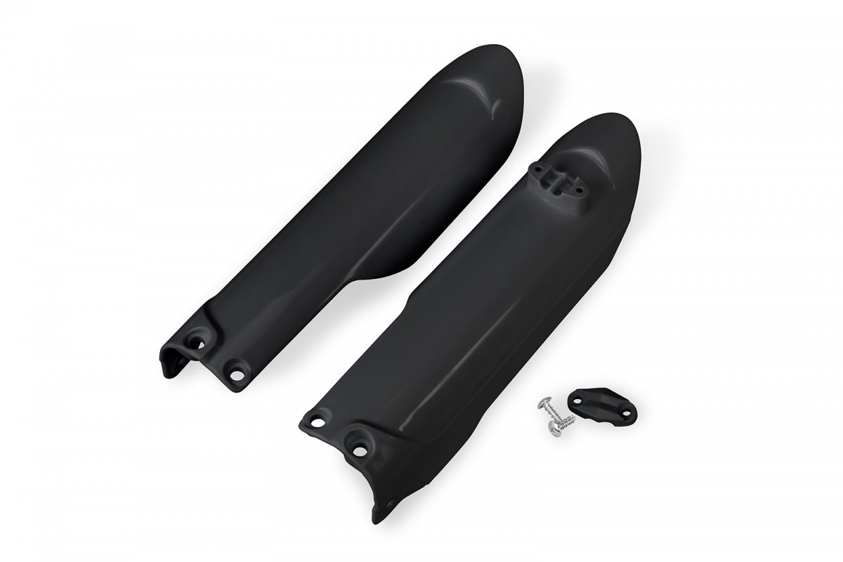 UFO Kryty predných tlmičov KTM SX85 18-26 GasGas MC85 21-26 Husqvarna TC85 18-26 čierna