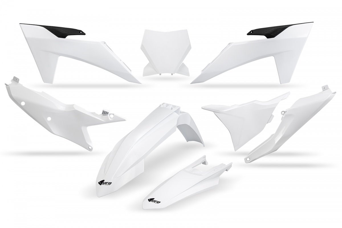 UFO Plastics kit KTM SX 125,250,300 SX-F 250,350,450 23-24 white 20-23