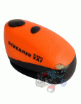 Obrázok pre Zámek kotoučové brzdy Screamer XA7, OXFORD - Anglie (integrovaný alarm, oranžový/černý, průměr čepu 7 mm)