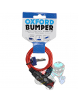 Obrázok pre Zámek na motocykl Bumper Cable Lock, OXFORD - Anglie (červený, délka 0,6 m)