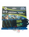 Obrázok pre popruhy ROK straps HD nastavitelné a zesílené, OXFORD - Anglie (černá/modrá/zelená, šířka 25mm, pár)