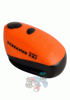 Obrázok pre Zámek kotoučové brzdy Screamer XA7, OXFORD - Anglie (integrovaný alarm, oranžový/černý, průměr čepu 7 mm)