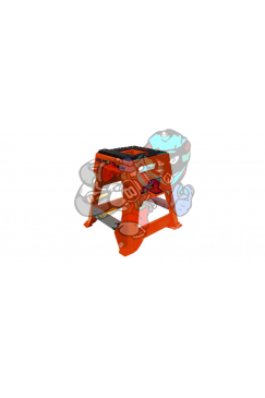 Obrázok pre Stojan MX R15 (technopolymer / hliník), RTECH - Itálie (neon oranžová/černá)