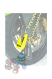 Obrázok pre Zámek kotoučové brzdy Monster, OXFORD - Anglie (průměr čepu 11 mm, žlutý)